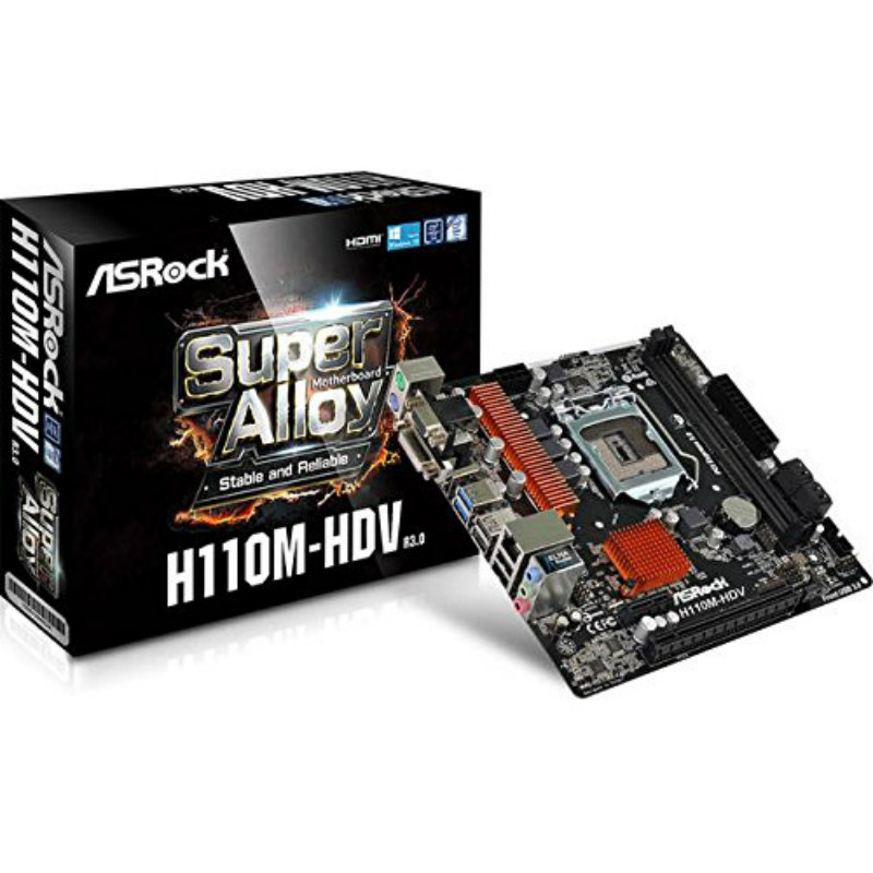 Asrock h110m hdv обзор