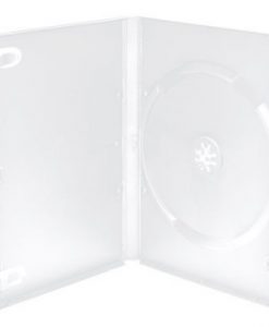 MediaRange DVD Case for 1 Disc 14mm Machine Packing Grade FrostedTransparent BOX25-M