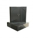 MediaRange CD Jewelcase 10.4mm Transparent with Black Tray BOX22