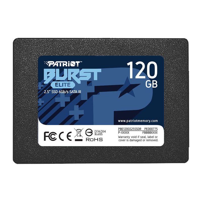 Ssd накопитель patriot burst elite pbe120gs25ssdr 120гб обзор