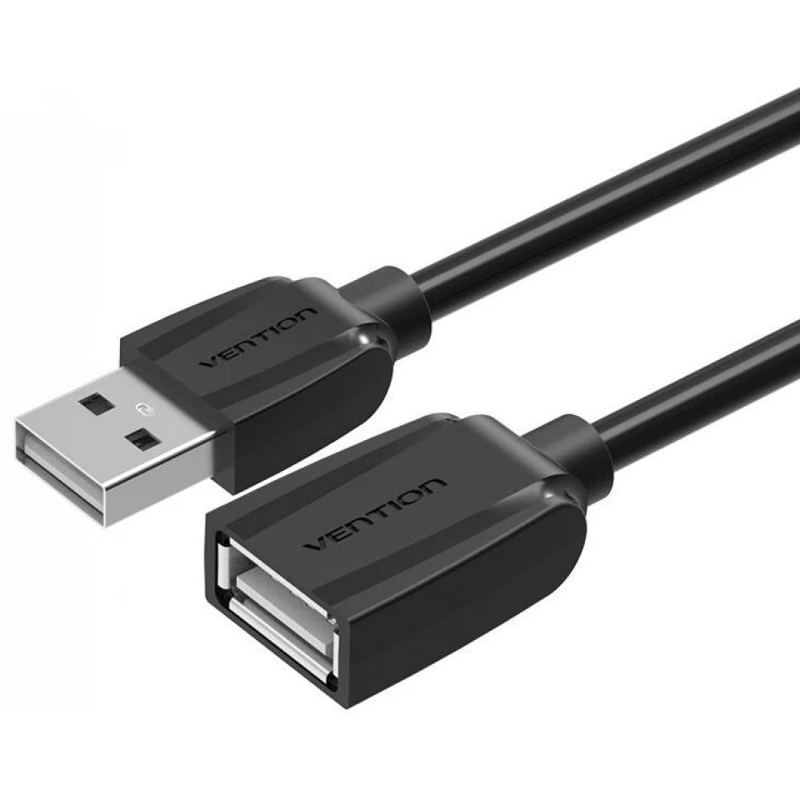 Vention USB 2.0 Extension Cable USB-A Male to USB-A Female 1m Black VAS ...